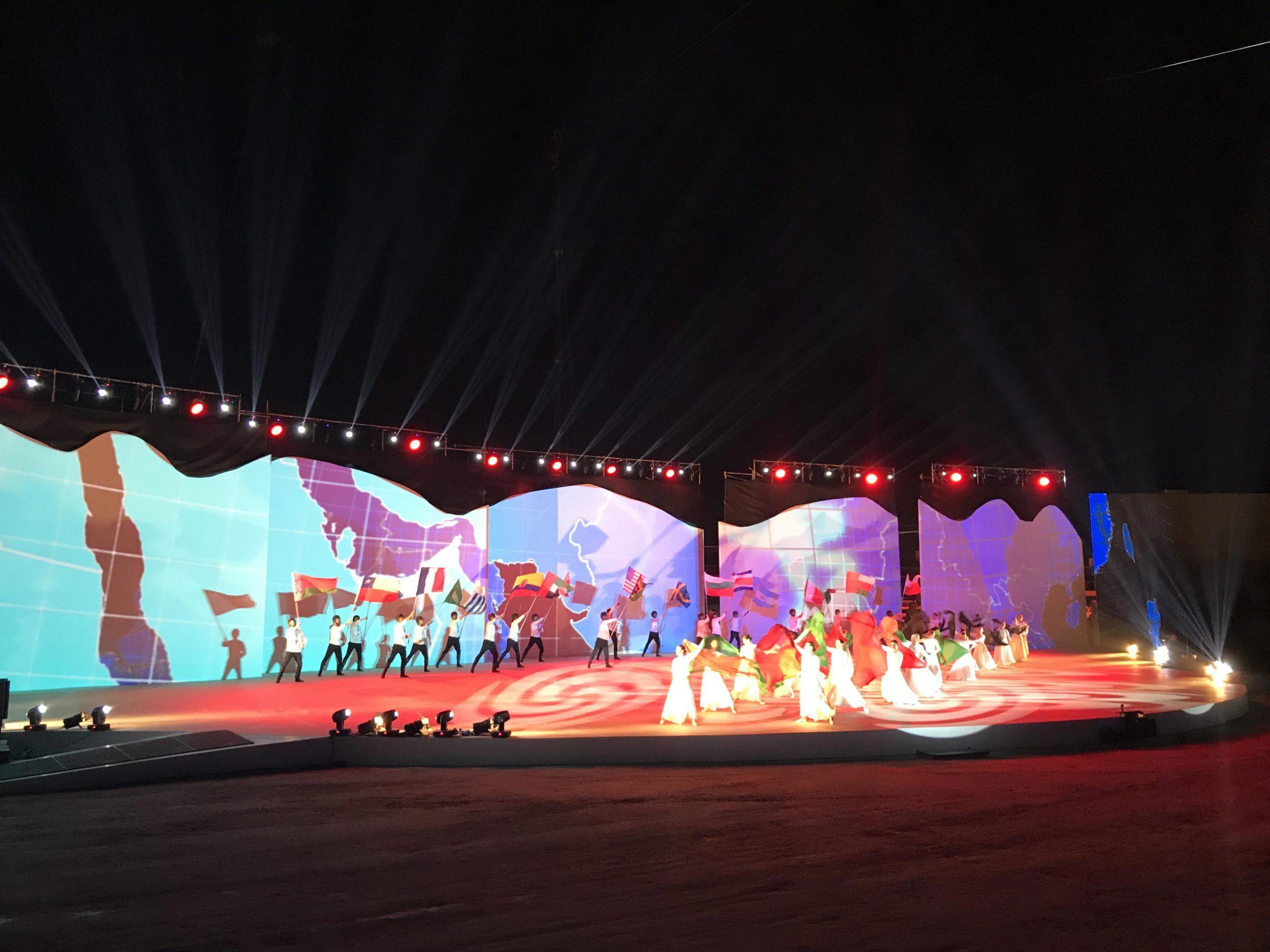 stage decoration for kalba event in uae