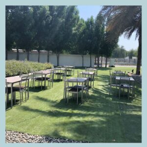 Picnic benches & tables - front view